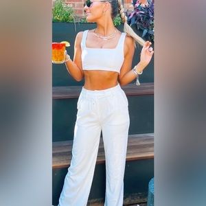 Princess Polly 2 Piece White Set